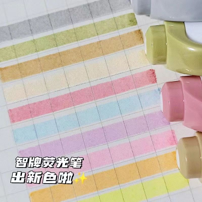 Bút Đánh Dấu Bắt Sáng Hai Đầu Màu Sắc Tự Nhiên