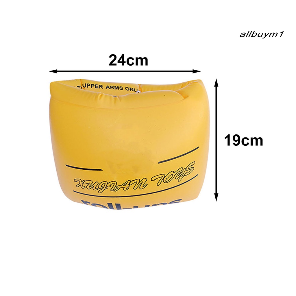 1 Cặp Phao Bơi Bơm Hơi Đeo Cánh Tay Bằng PVC Chống Nước Chống Trượt Cho Trẻ Em