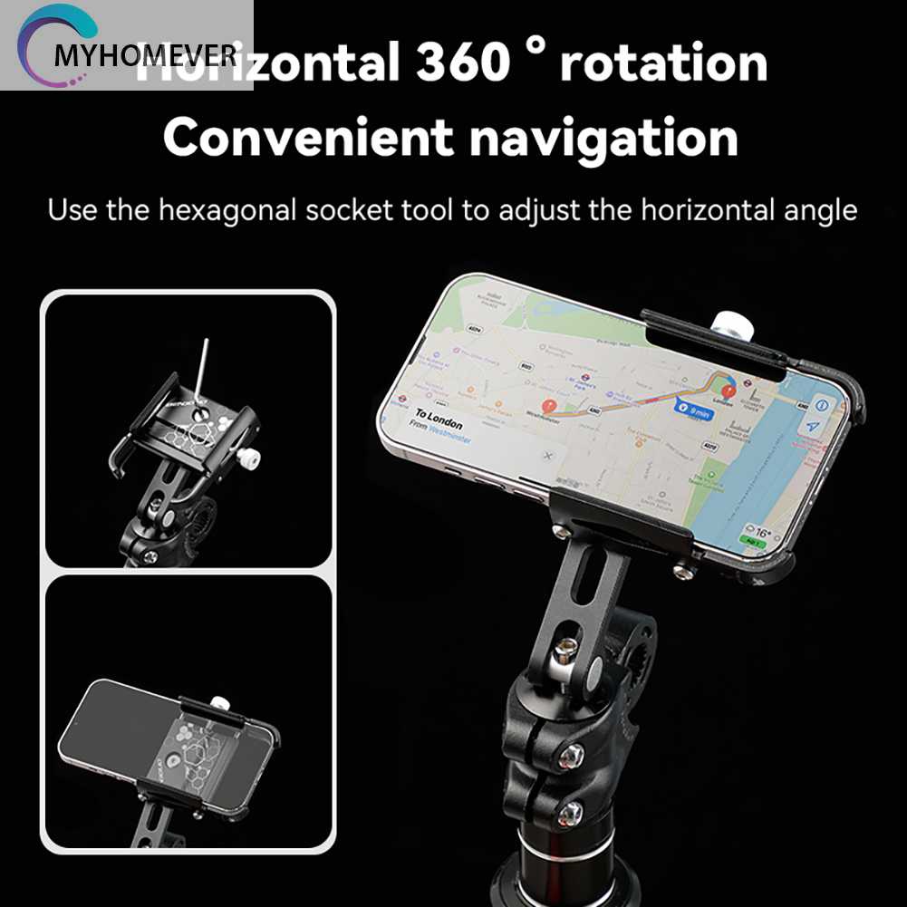 Giá Đỡ Điện Thoại Có Thể Điều Chỉnh Gắn Xe Đạp Tiện Dụng