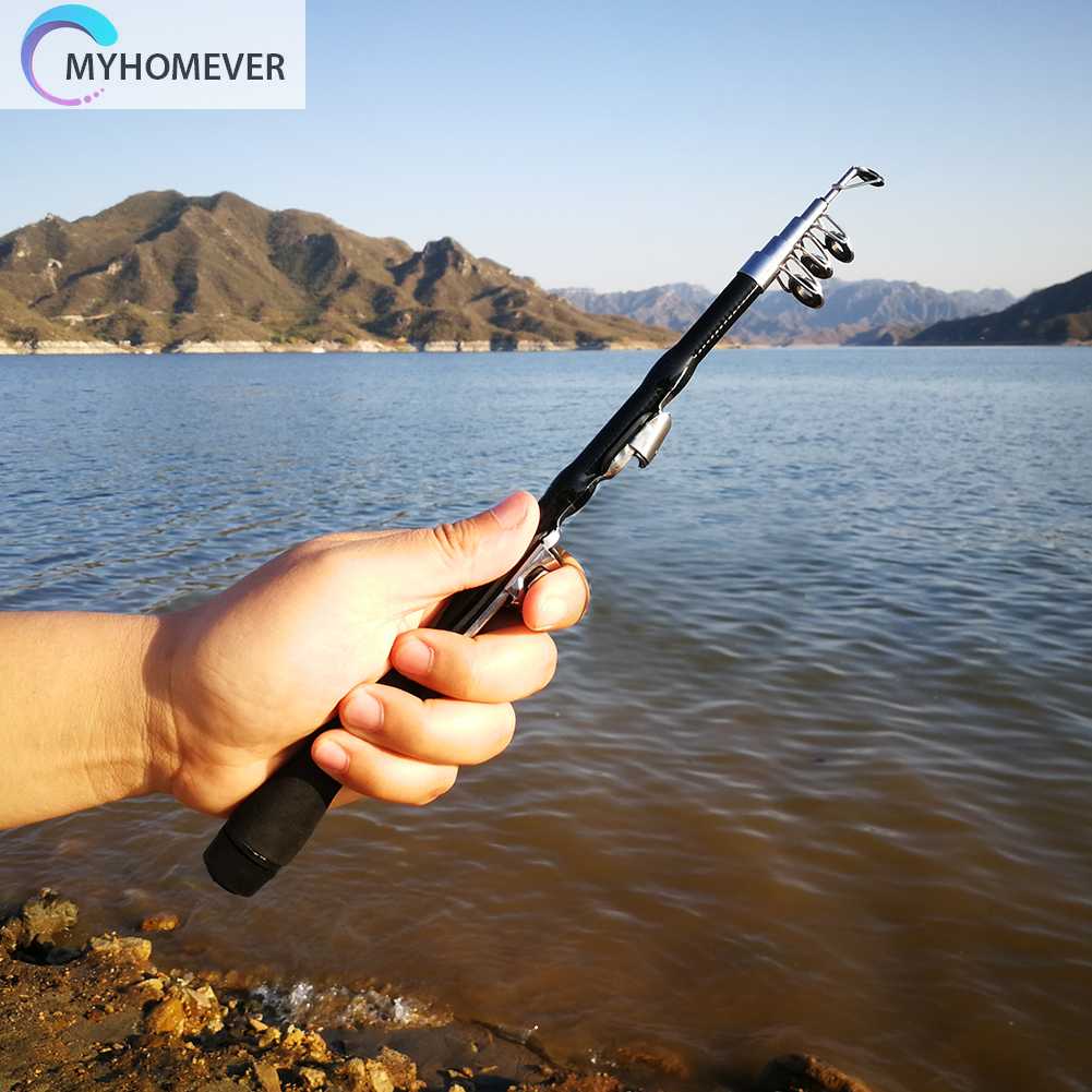 Cần Câu Cá Siêu Ngắn Bằng Carbon Chất Lượng Cao