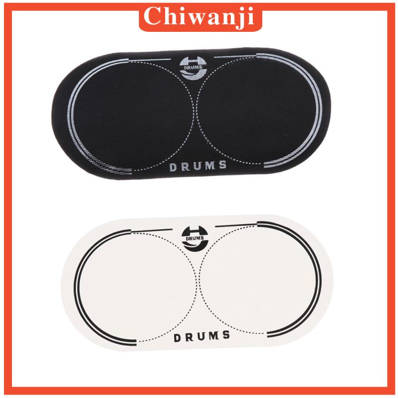 Miếng Vá Trống Bass Đôi Màu Trắng Chuyên Dụng Chất Lượng Cao