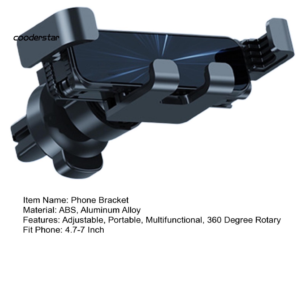 Giá Đỡ Điện Thoại Đa Năng Chống Trượt Gắn Khe Điều Hòa Xe Hơi