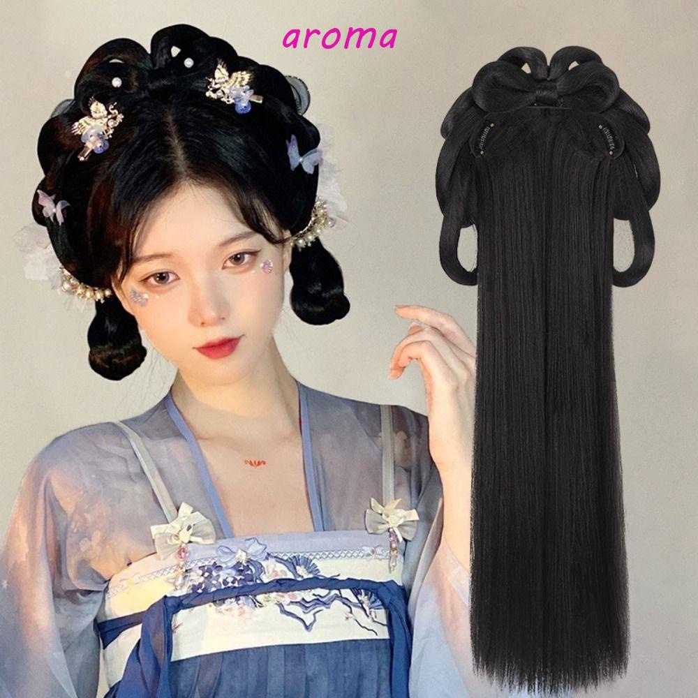 Bộ Tóc Giả Bằng Sợi Tổng Hợp Chất Lượng Cao Hóa Trang Công Chúa Phong Cách Trung Hoa Cổ Điển Cho Nữ