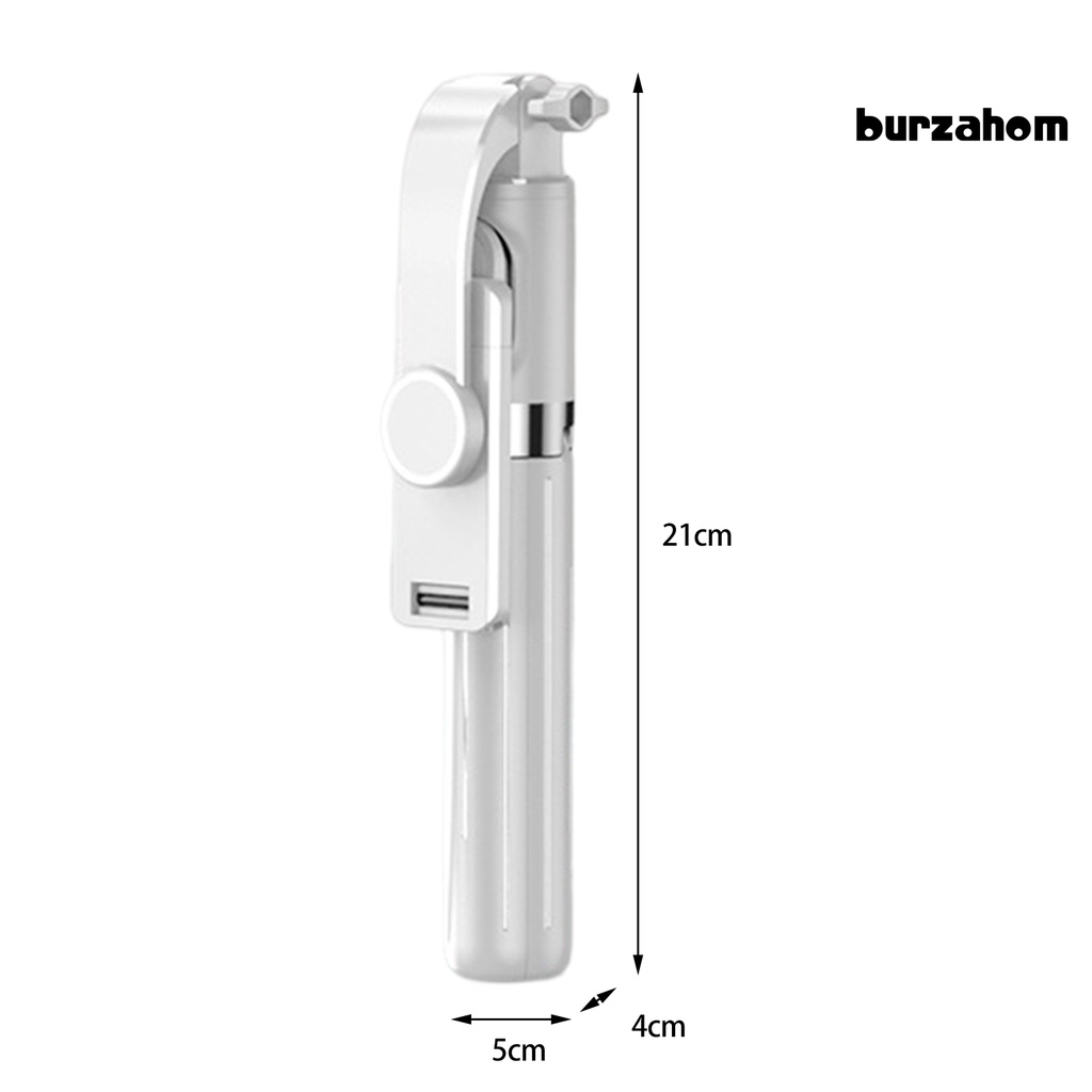 Gậy Tự Sướng Bluetooth 10M Có Thể Xoay 360 Độ 1.1M 50mAh Kèm Đỡ Điện Thoại Tiện Dụng