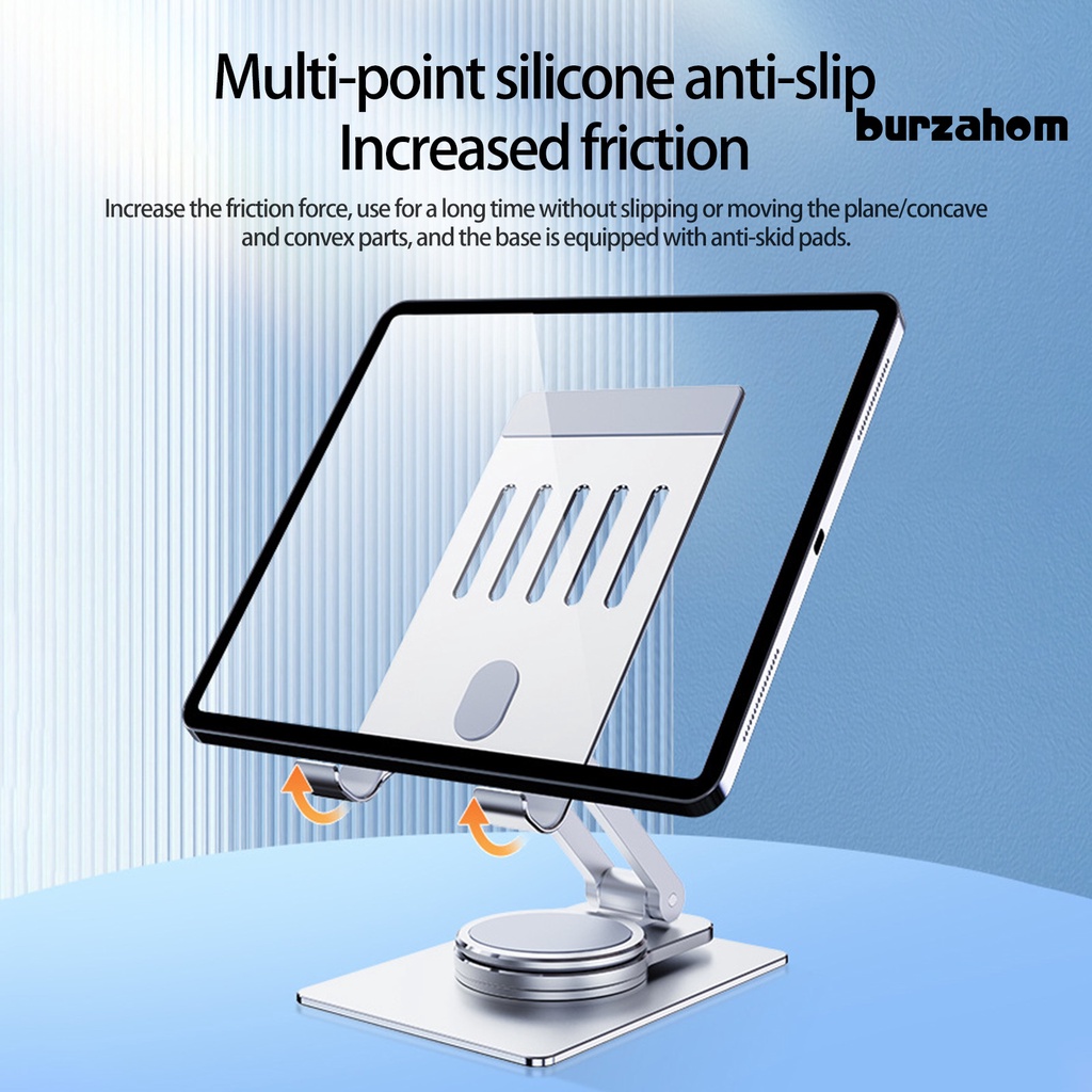 Giá Đỡ Điện Thoại / Máy Tính Bảng Để Bàn Bằng Hợp Kim Nhôm Xoay 360 Độ Tùy Chỉnh Tiện Dụng