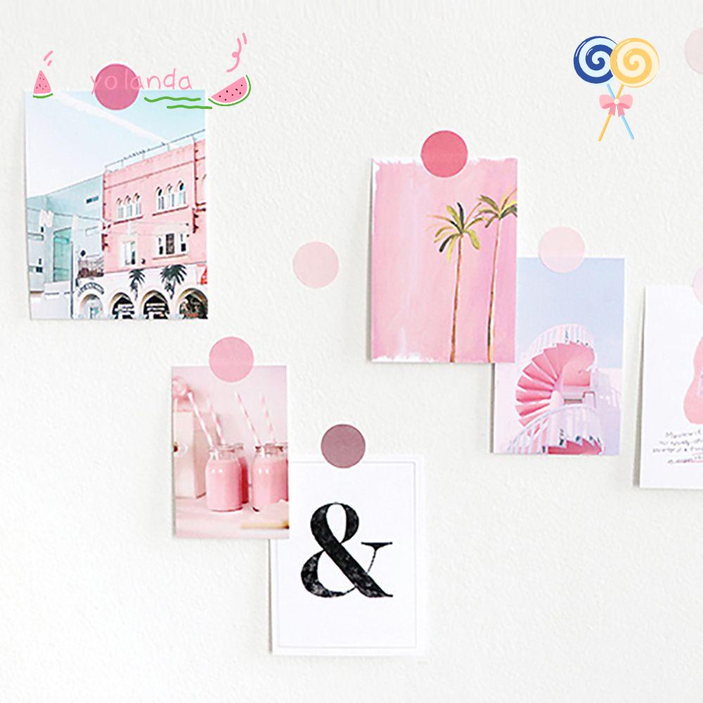 Bộ 4 Tấm Hình Dán Chấm Bi Dùng Trang Trí Album Đa Năng