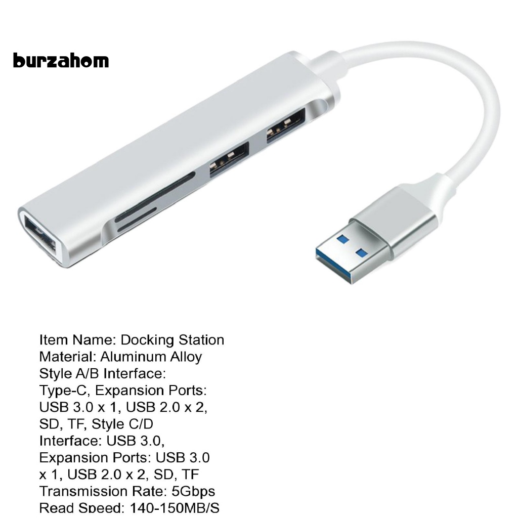 Bộ Chia Cổng USB Type-C USB 2.0 / 3.0 Chất Liệu Hợp Kim Nhôm