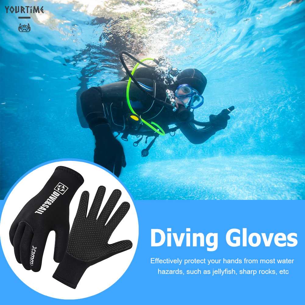 Găng Tay Thể Thao Neoprene Giữ Ấm Khi Lặn &amp; Lướt Sóng