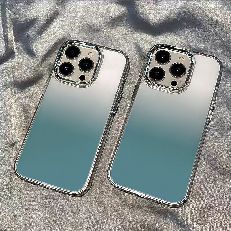 ✅Ốp Điện Thoại Mềm Chống Sốc Màu Gradient Cho Iphone 14proplus 11max 137 12 8 0AR8