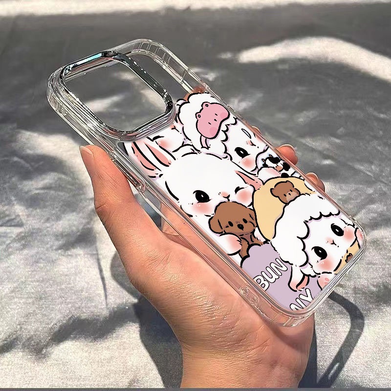 ✅Ốp Điện Thoại Dẻo Họa Tiết Chú Cừu Đơn Giản Thời Trang Chống Sốc Cho Iphone 714Promax 8 11iPhone12 13Inch