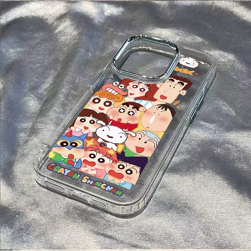 ✅Ốp Điện Thoại Dẻo Họa Tiết Hoạt Hình Cậu Bé Bút Chì Dễ Thương Chống Sốc Cho Iphone13Iphone12Xs Apple plus8ins 11 7 max14pro