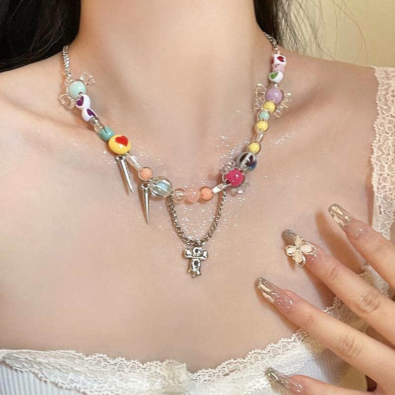 Vòng cổ Hình Ngôi Sao Nhiều Màu Sắc Dễ Thương Thời Trang Mùa Hè Cho Nữ