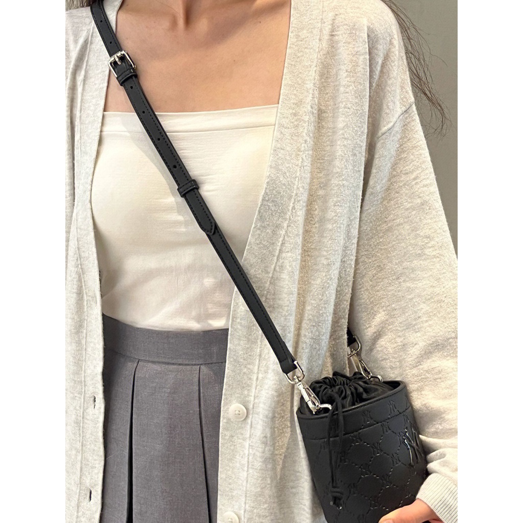 Túi Xách Bucket Mini Dây Rút Thời Trang Cho Nữ