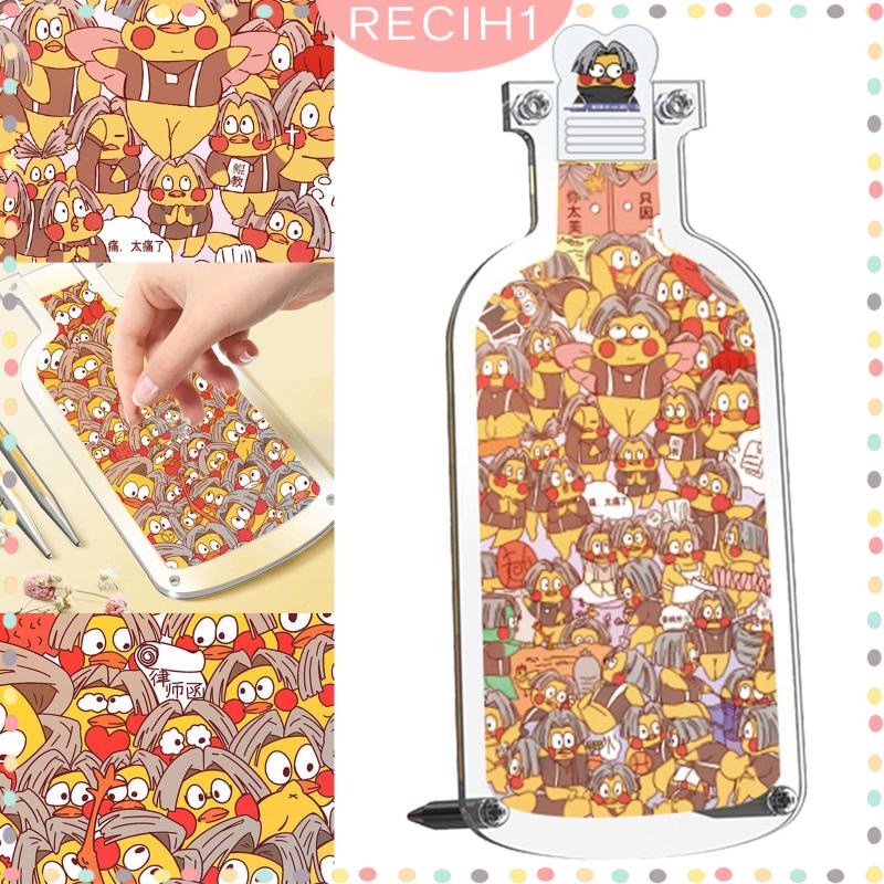 Bộ Đồ Chơi Xếp Hình Bằng Acrylic Độc Đáo Thú Vị Cho Bé Trai Và Gái DIY