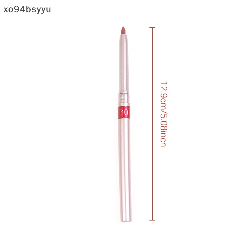 Chì Kẻ Viền Môi Xoay Tự Động Không Thấm Nước 10 Màu Tùy Chọn Xo94Bsyu