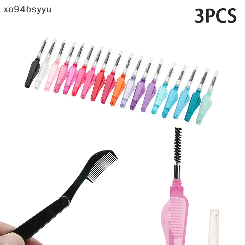 Bộ 3 Cọ Trang Điểm Xo94Bsyu Thiết Kế Hai Đầu Tiện Dụng