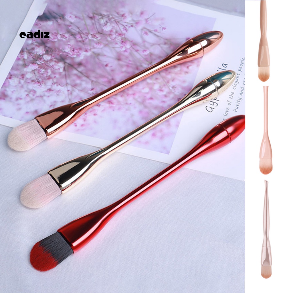 Cọ Trang Điểm Mạ Điện Mềm Mại Thiết Kế Di Động Tiện Dụng