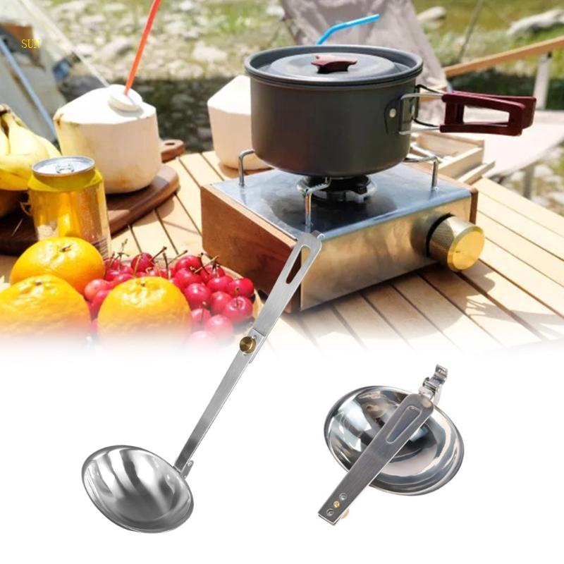 Bộ Muỗng Nĩa Bằng Thép Không Gỉ 304 Thiết Kế Có Thể Gấp Gọn Tiện Dụng