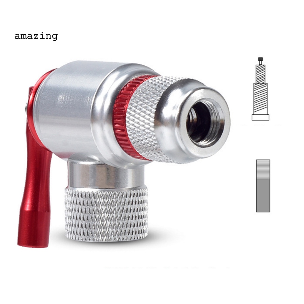 Đầu Bơm Khí CO2 Thiết Kế Nhỏ Gọn Tiện Dụng Cho Xe Đạp Leo Núi