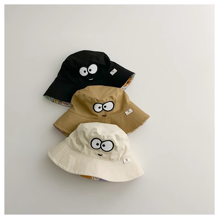Mũ Tai Bèo Hai Mặt Chống Nắng Siêu Dễ Thương Thời Trang Mùa Hè Cho Bé Trai Và Gái
