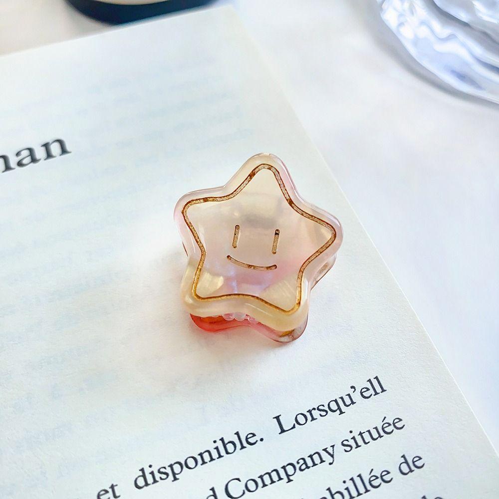 AROMA Kẹp Tóc Hình Ngôi Sao Năm Cánh Mini Dễ Thương Cho Nữ