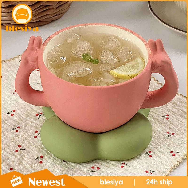 Cốc Sứ Uống Nước / Trà Sữa / Cà Phê Thiết Kế Độc Đáo Tiện Dụng Cho Gia Đình