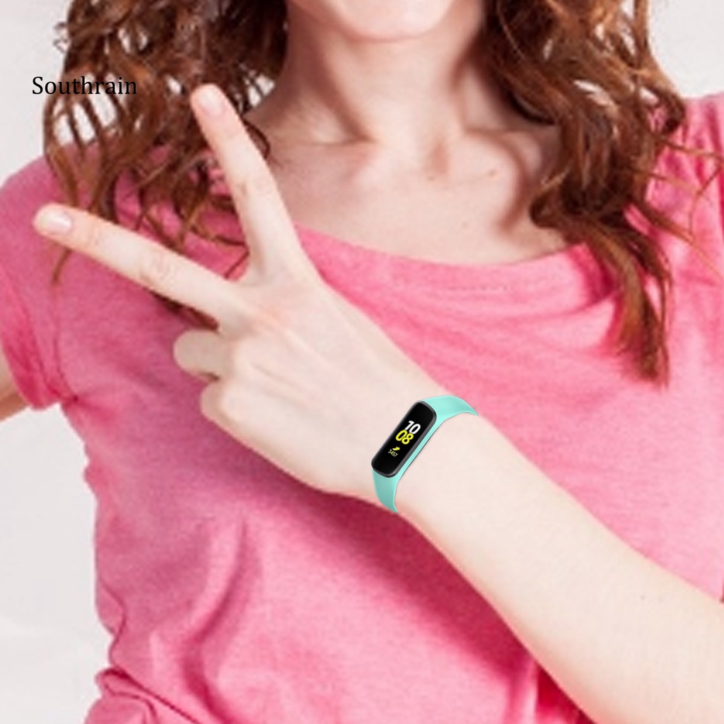 Dây Đeo Thay Thế Bằng Silicone Chống Nước Cho Đồng Hồ Samsung Galaxy Fite R375