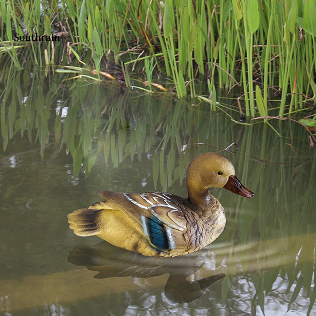 Tượng Vịt Mandarin Nghệ Thuật Bằng Resin Dành Cho Trang Trí Hồ Bơi