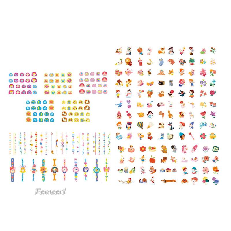 [Fenteer1] Sticker Dán Móng Tay Dễ Thương Dành Cho Trẻ Em