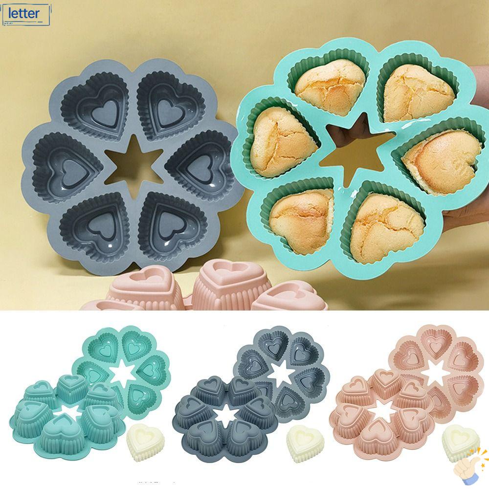 Khuôn Làm Bánh Muffin / Cupcake / Muffin Handmade Có 6 Ngăn Tiện Dụng