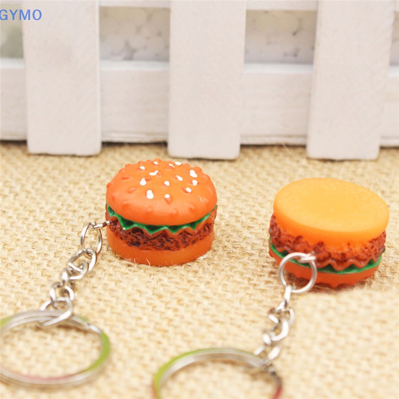 Móc Khóa Hình Bánh Hamburger Dễ Thương Xinh Xắn
