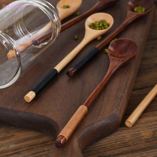Muỗng Cà Phê Cán Dài Bằng Gỗ