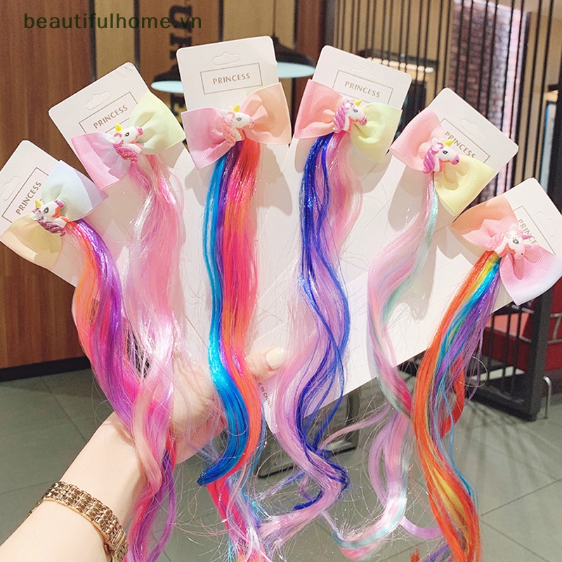 1 Kẹp Tóc Hoạt Hình Xinh Xắn Cho Bé Gái