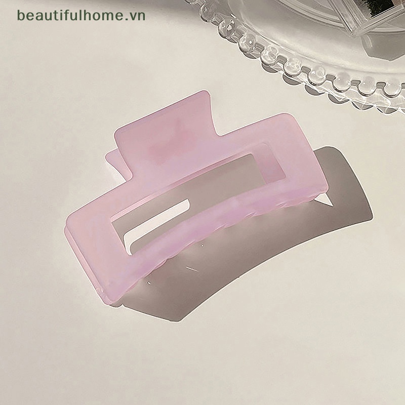 Kẹp Tóc Càng Cua Trong Suốt Thanh Lịch Thời Trang Cho Nữ