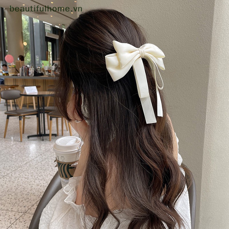 Kẹp Tóc Hình Nơ Sau Lưng Màu Đỏ Dành Cho Cô Dâu