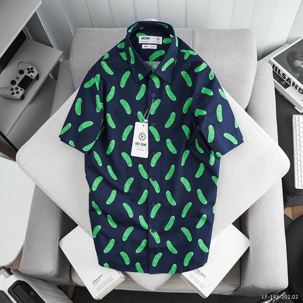 HÀNG VNXK - Sơ mi họa tiết hè đi biển hoạt động tập thể , nhiều mẫu lắm anh em ạ - SMEH7 -