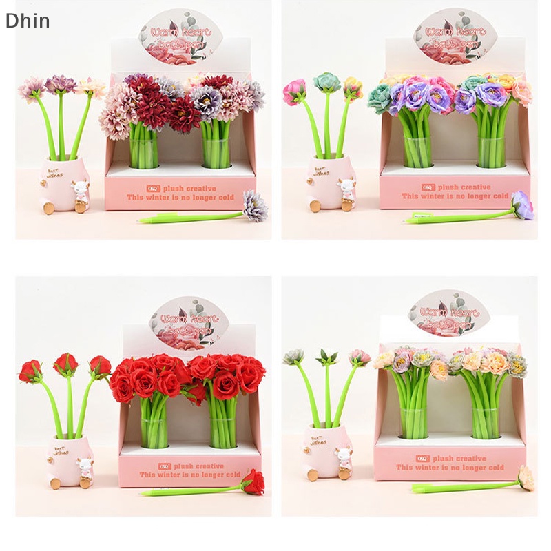 Bút Bi Silicon Mềm Hình Hoa Màu Sắc Ngẫu Nhiên