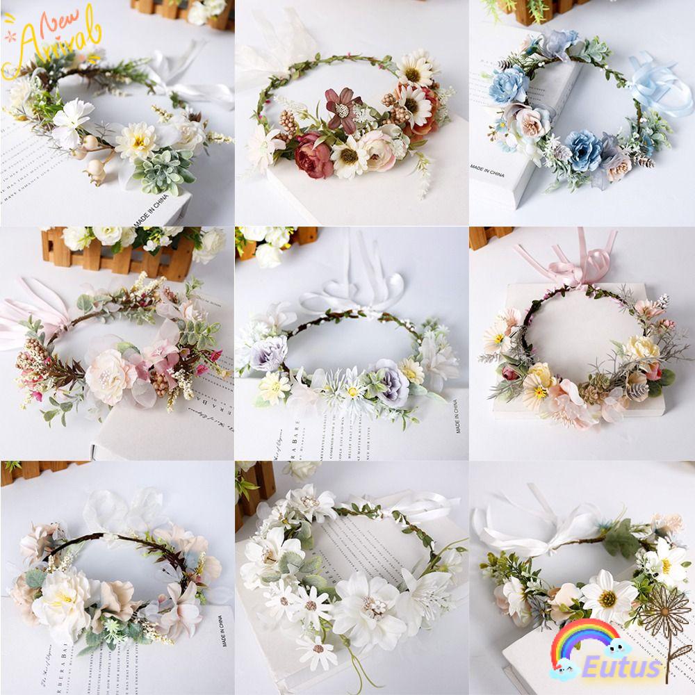 Vòng Hoa Đội Đầu Cho Cô Dâu Đi Biển Tiện Dụng