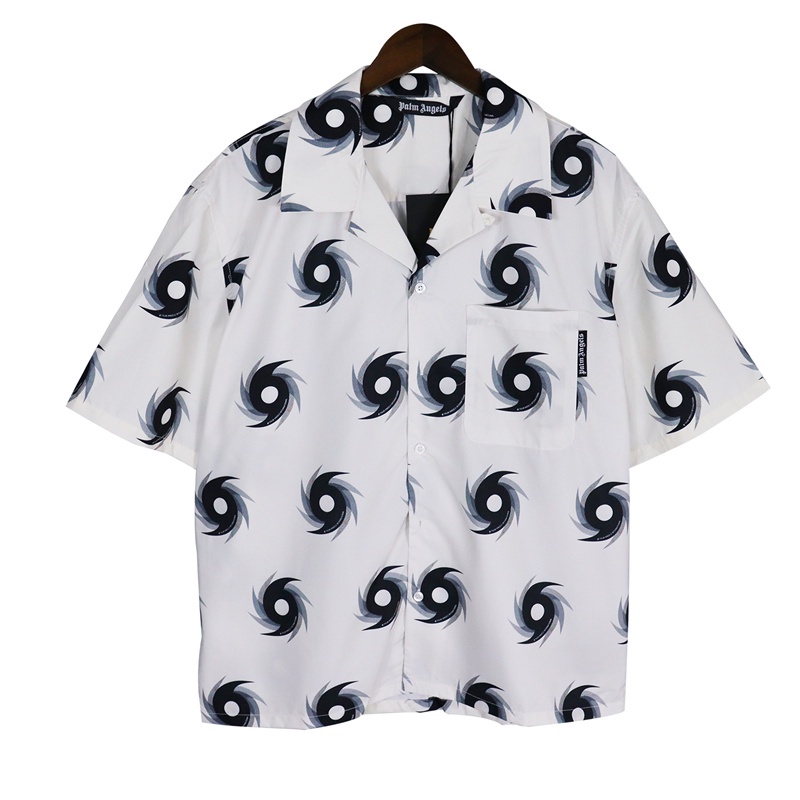 Áo Thun In Chữ Palm Angels &amp; Phong Cách unisex Thoải Mái Cá Tính