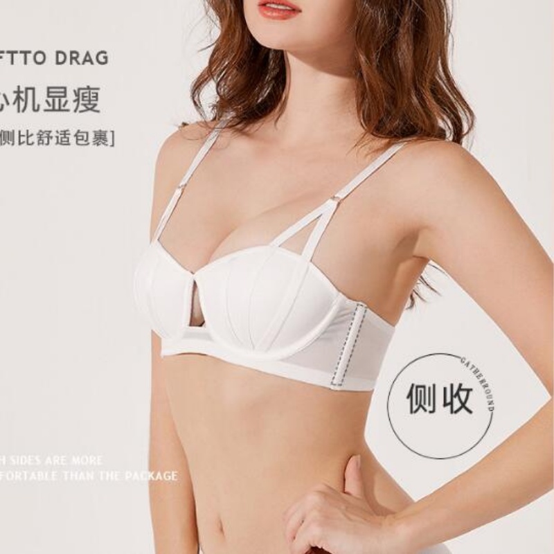 Set Áo Lót Nâng Ngực + Quần Lót Thiết Kế Mỏng Quyến Rũ Thời Trang Theo Phong Cách Pháp Cho Nữ