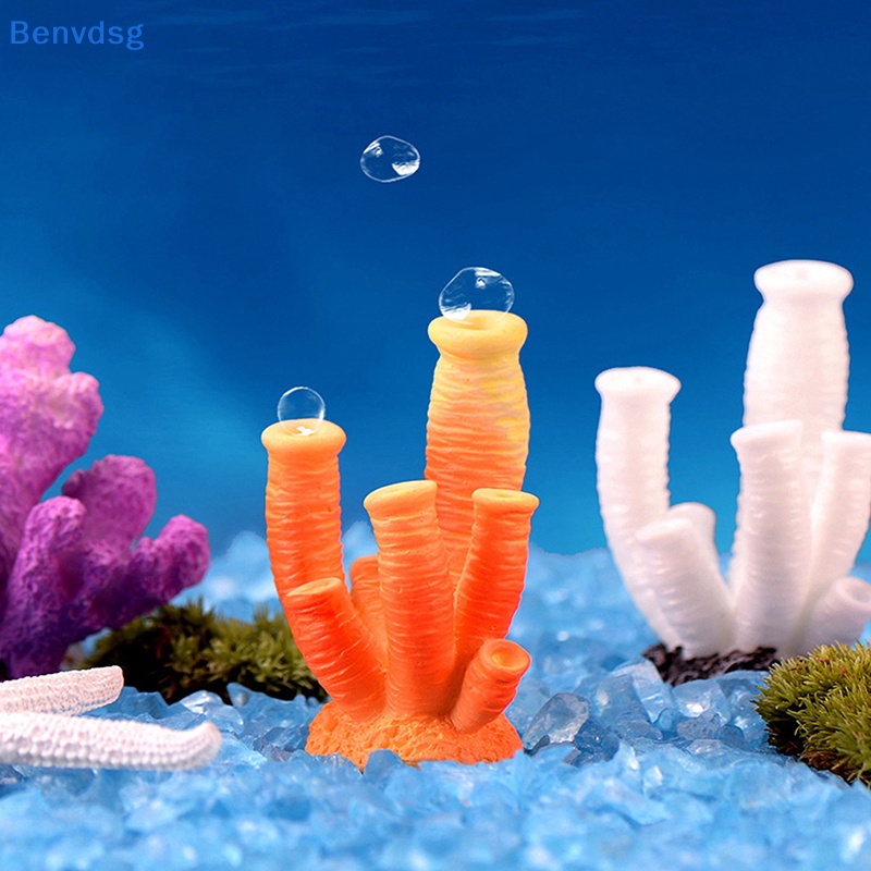 San Hô Nhân Tạo Mini Nhiều Màu Sắc Bằng Nhựa Resin Dễ Thương Dùng Trang Trí Bể Cá