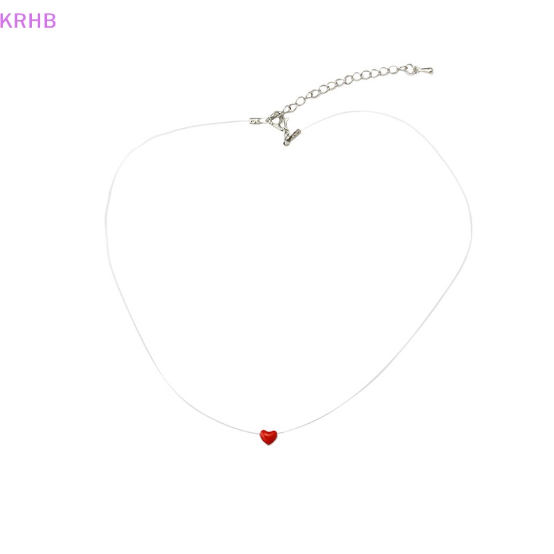 Vòng Cổ Choker Mặt Trái Tim Màu Dầu Sáng Tạo Cho Nữ Mới