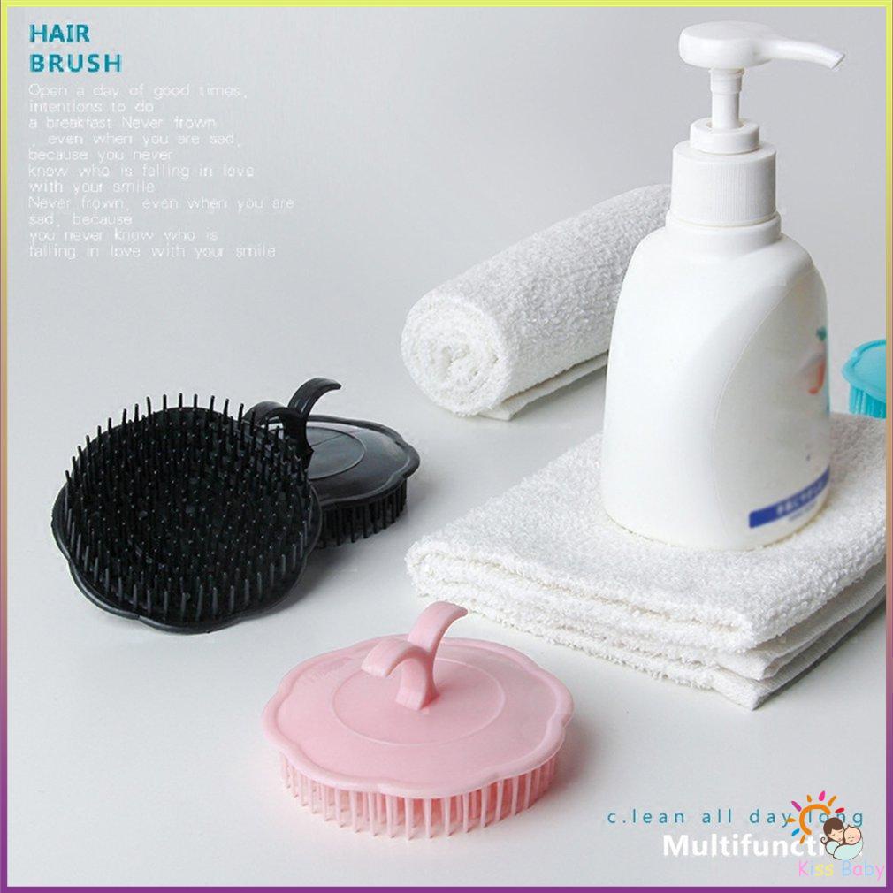 Tóc Mềm Mại Bàn Chải Dầu Gội Đầu Bằng Silicone Sản Phẩm Làm Đẹp Chăm Sóc Cá Nhân Massage Lược Dành Cho Trẻ Em [H/16]