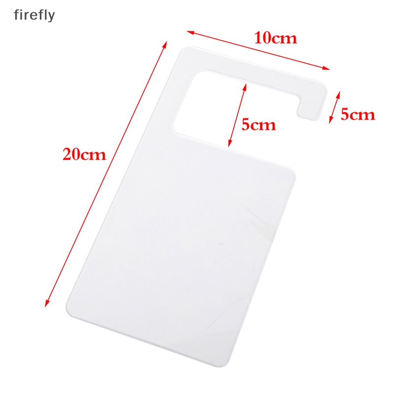 Thẻ Màu Trưng Bày Móng Tay Giả Hình Vuông / Oval / Trái Tim Bằng Acrylic Trong Suốt