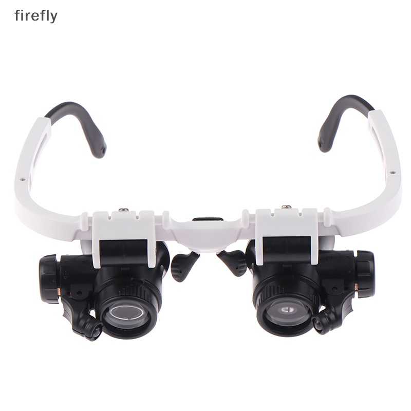 Kính Lúp Đeo Đầu Phóng Đại 8X 15X 23X Có Đèn LED Chuyên Dụng Làm Đồ Trang Sức