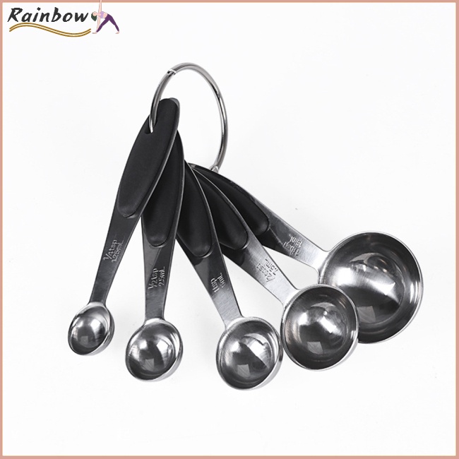 Bộ 10 Muỗng Đo Lường Bằng Thép Không Gỉ Cách Nhiệt Chống Trượt Tiện Dụng