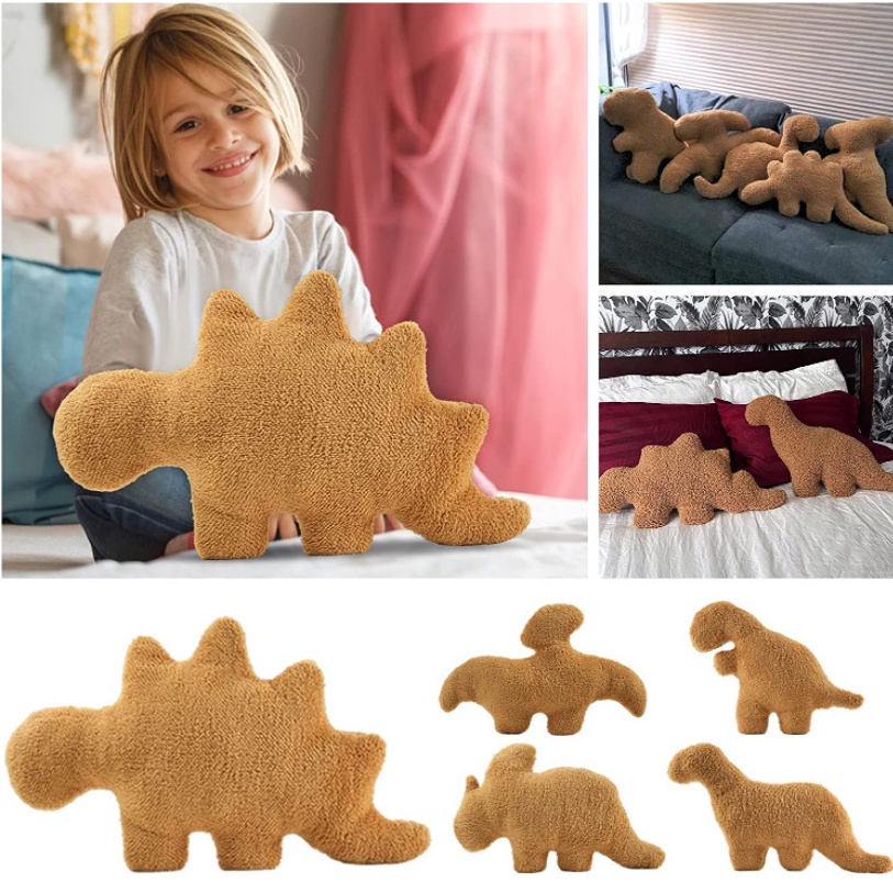 1 Đồ chơi nhồi bông Hình Gà / Khủng Long Mềm Mại Trang Trí Nhà Cửa / Tiệc Sinh Nhật