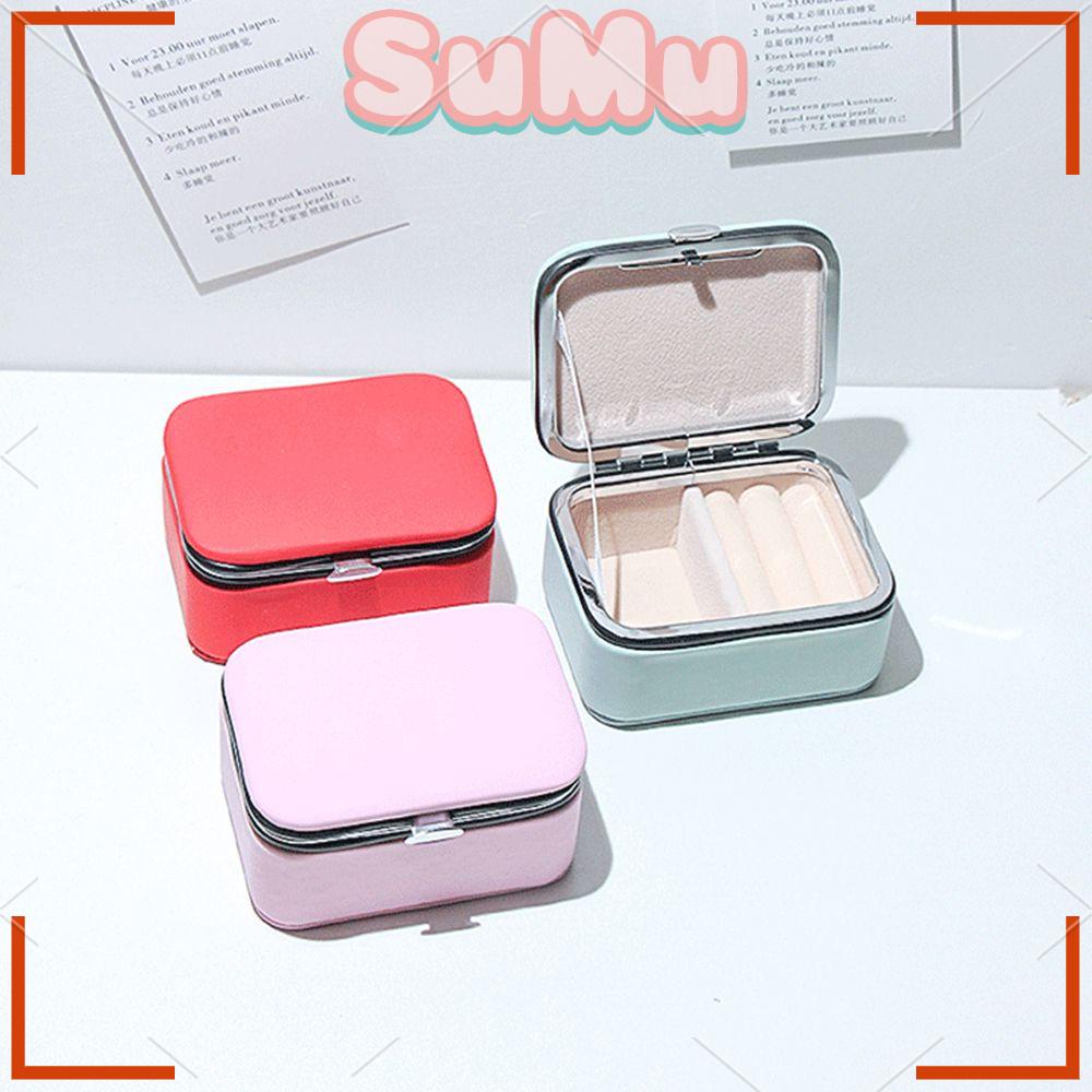 Hộp Đựng Trang Sức Bằng Da PU Thiết Kế Đơn Giản Sang Trọng Ốp
