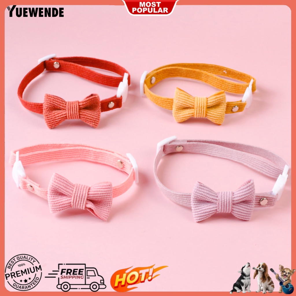 Vòng Cổ Trang Trí Nơ Dễ Thương Dành Cho Mèo Cưng