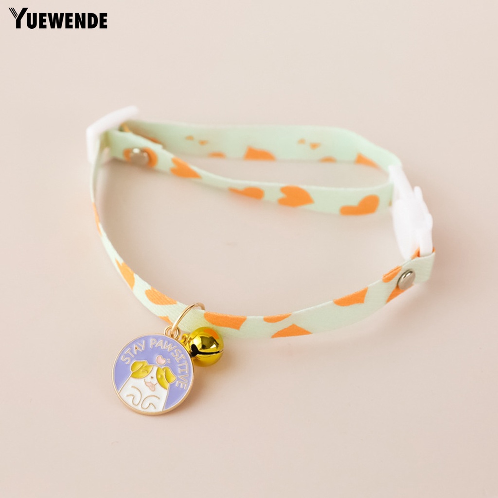 Yq.e Vòng Cổ Co Giãn Cao Trang Trí Chuông Thời Trang Cho Thú Cưng